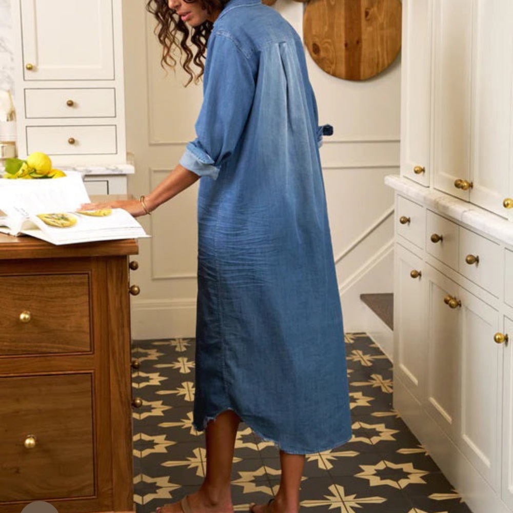 New-Frank & Eileen Rory Dress size XL-famous denim $398